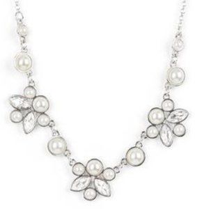 Royalty White Necklace Set | Bridal Bridesmaid